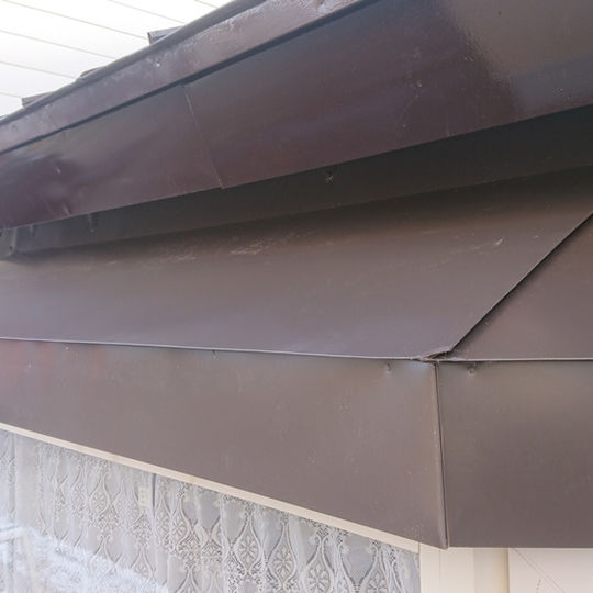 千歳Ｙ様邸　出窓木下地板金施工